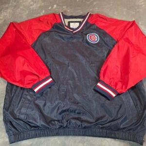 Vintage Chicago Cubs Pullover Men's XXL Windbreaker 90's Y2K‎